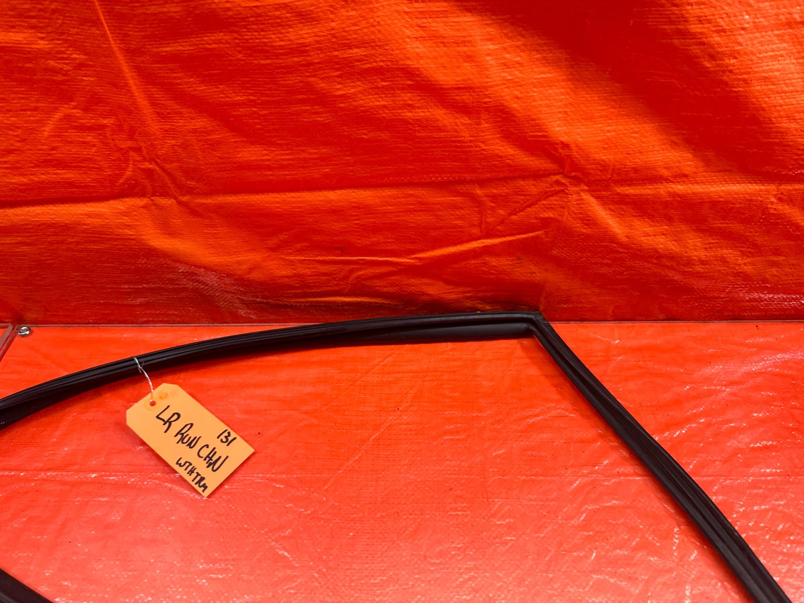 14 17 INFINITI Q50   DRIVER LEFT REAR WINDOW GLASS RUN CHANNEL   OEM FACTORY 1316