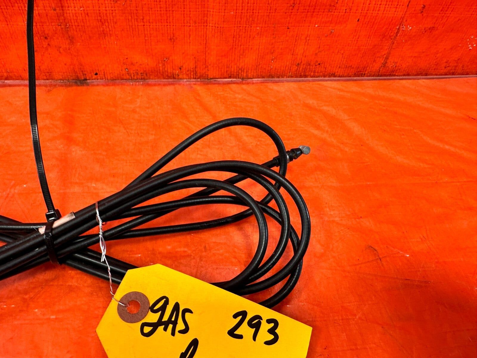 13 16 SCION FRS   17 20 86   FUEL RELEASE CABLE W/ LEVER PULL HANDLE   OEM #2931
