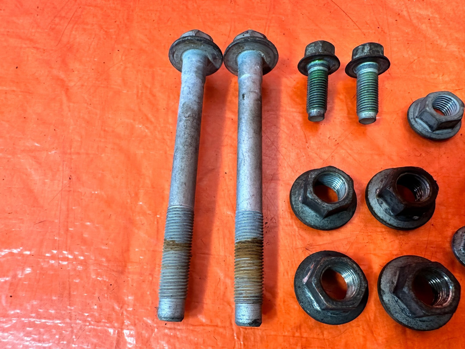 08 15 INFINITI G37 Q60   FRONT SUBFRAME CROSSMEMBER CARRIER BOLTS   OEM 3294