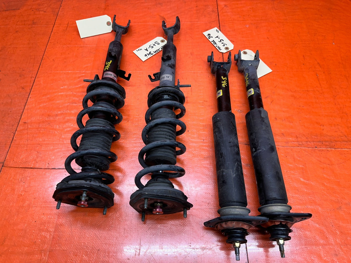 03-08 NISSAN 350Z FRONT SHOCKS SPRINGS STRUTS AND REAR SHOCKS SET OEM #34614