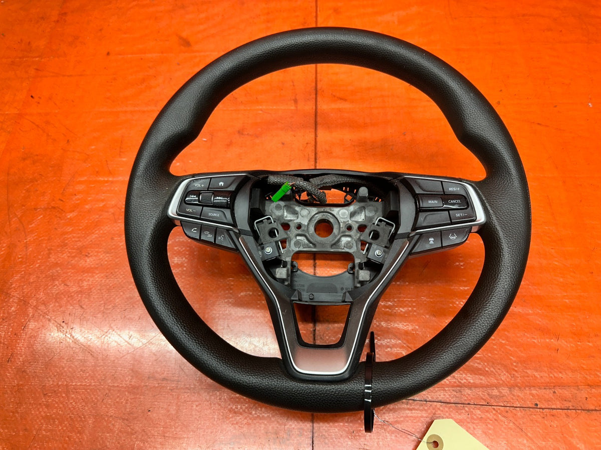 18-22 HONDA ACCORD LEATHER STEERING WHEEL ASSEMBLY W/ SWITCHES OEM #18ACC4