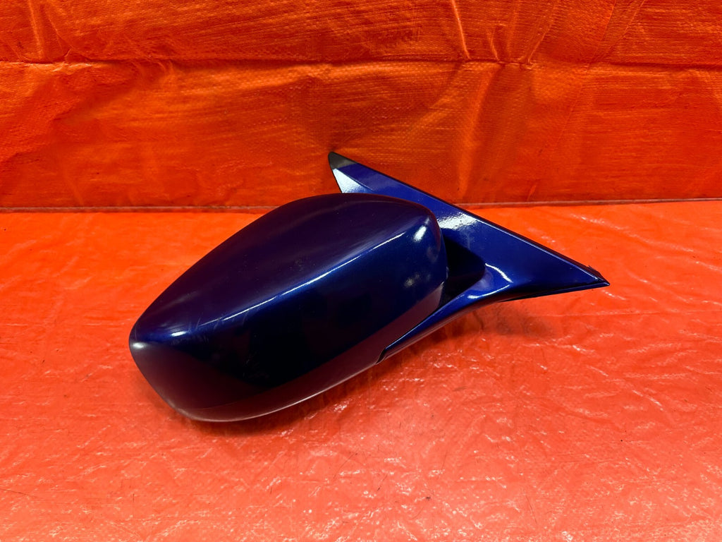 08 15 INFINITI G37 & Q60 PASSENGER RIGHT EXTERIOR SIDE VIEW MIRROR BLUE OEM #2070