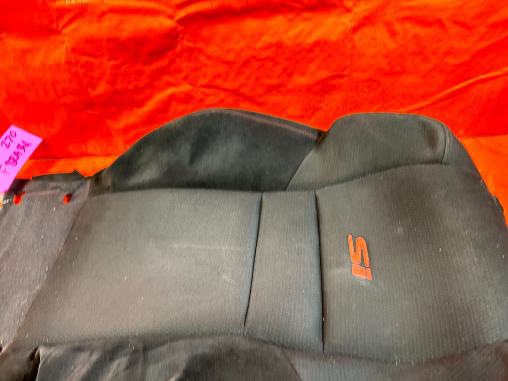 06 11 HONDA CIVIC SI DRIVER LEFT FRONT UPPER SEAT SKIN CLOTH FABRIC COVER OEM 707