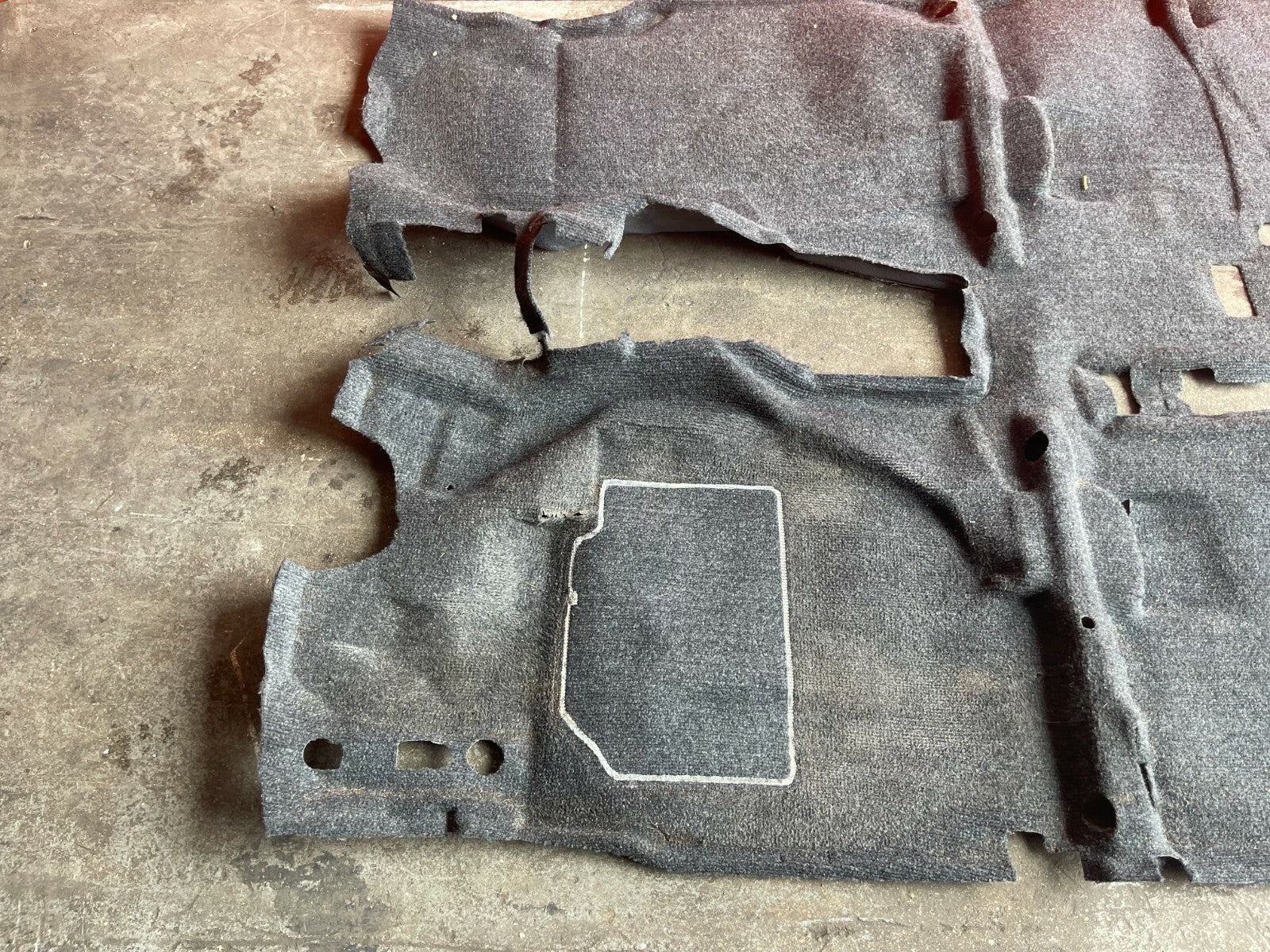 99 01 HONDA CR V CRV COMPLETE INTERIOR CARPET SET   GRAY IN COLOR   FACTORY OEM7