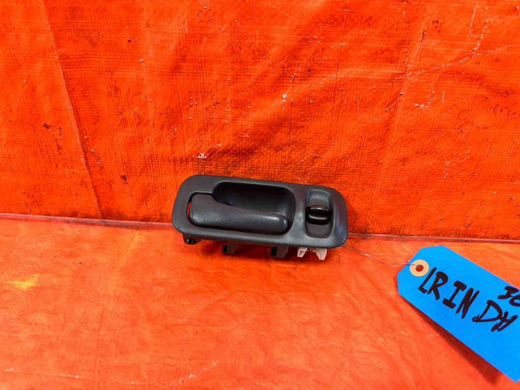 97-01 HONDA CR-V CRV - LEFT REAR INTERIOR DOOR HANDLE TRIM W/ LOCK OEM 3011
