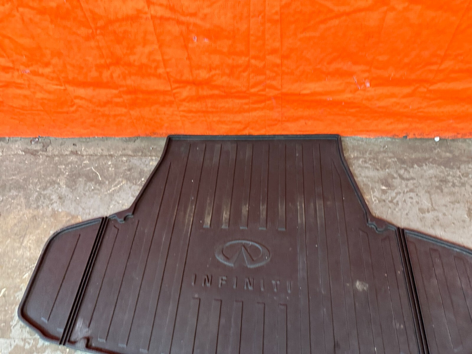14 20 INFINITI Q50   ALL SEASON / WEATHER   REAR TRUNK MAT LINER LINING OEM #2159
