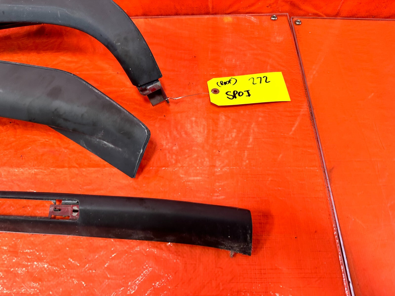 93 97 HONDA DEL SOL REAR TARGA TOP PILLAR MOLDING TRIM LEFT RIGHT CENTER OEM 2722