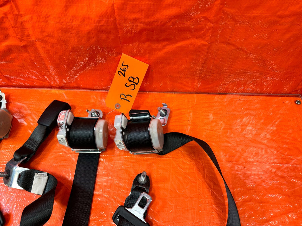 13 15 HONDA CIVIC SI 2D COUPE   LEFT & RIGHT REAR SEAT BELTS OEM FACTORY #2655
