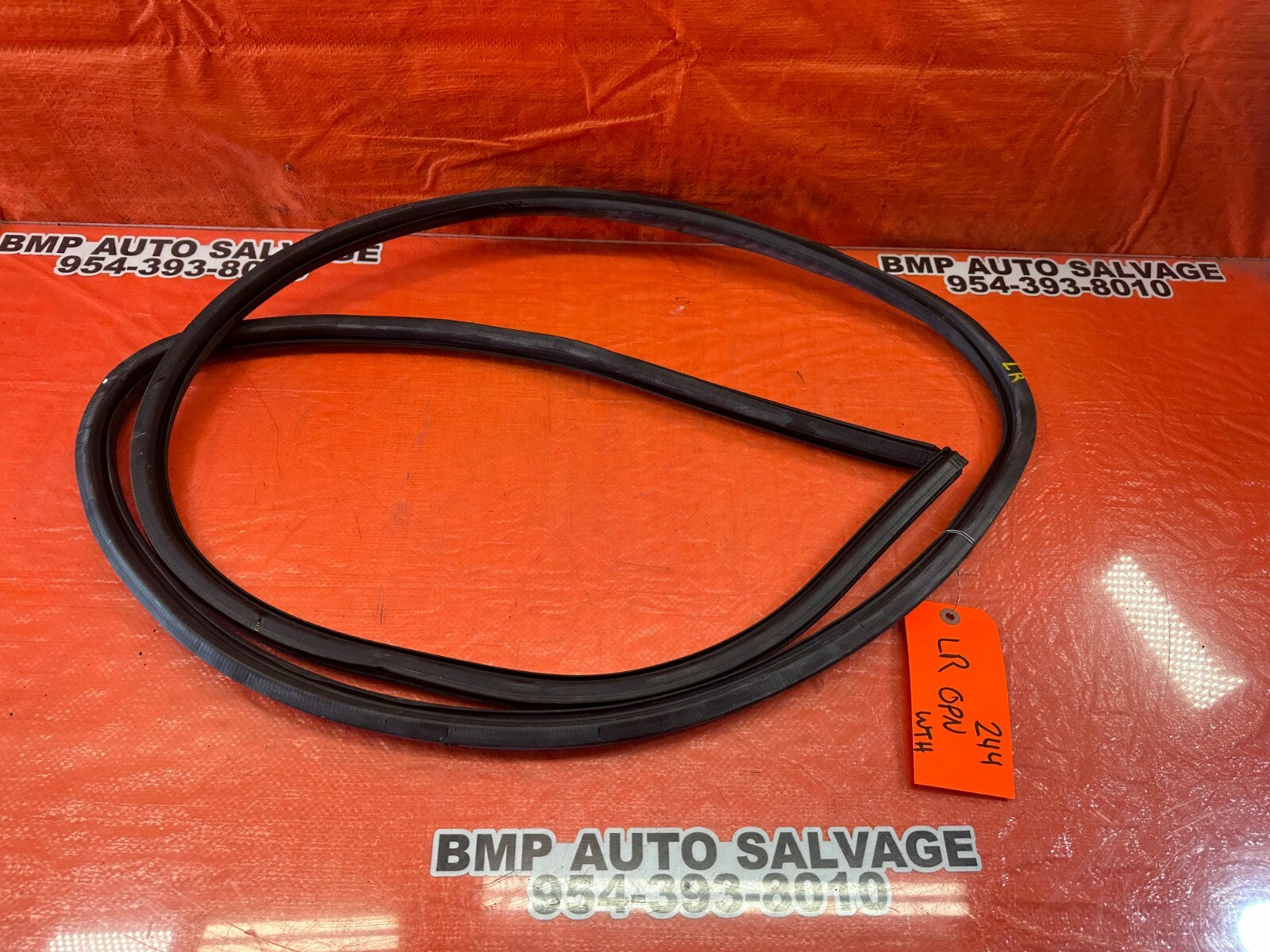 07 09 LEXUS ES350   CHASSIS TO DOOR OPEN TRIM GASKET LEFT REAR   OEM #2449