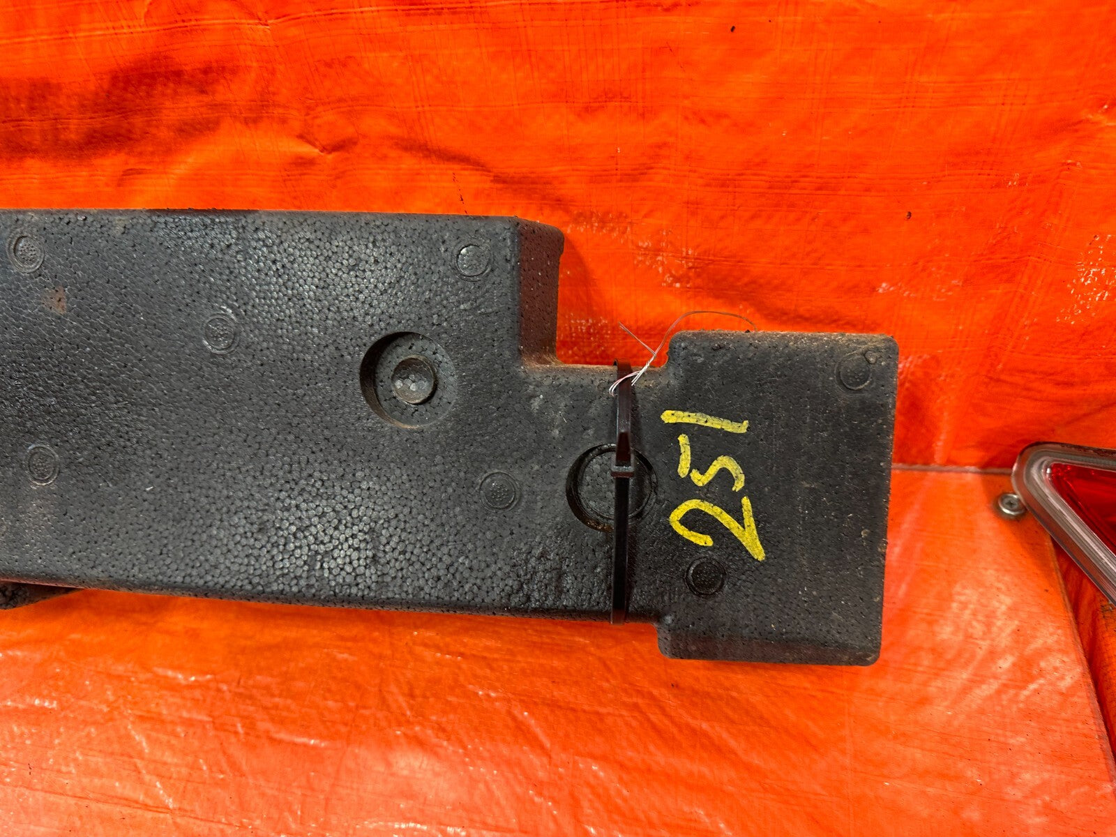 08 12 HONDA ACCORD SEDAN   REAR BUMPER FOAM IMPACT ENERGY ABSORBER   OEM #2514