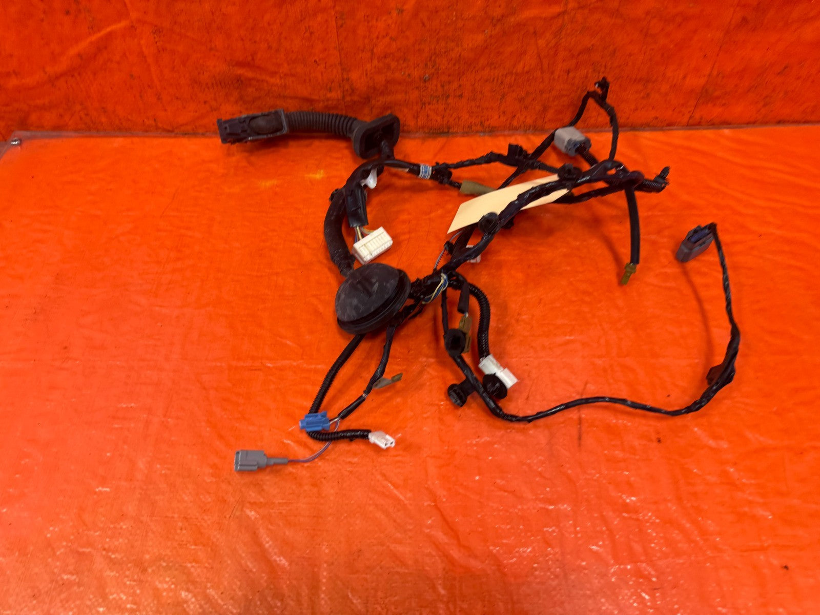 08 15 INFINITI G37 & Q60 COUPE RIGHT  FRONT DOOR WIRING HARNESS WIRE LOOM #3281