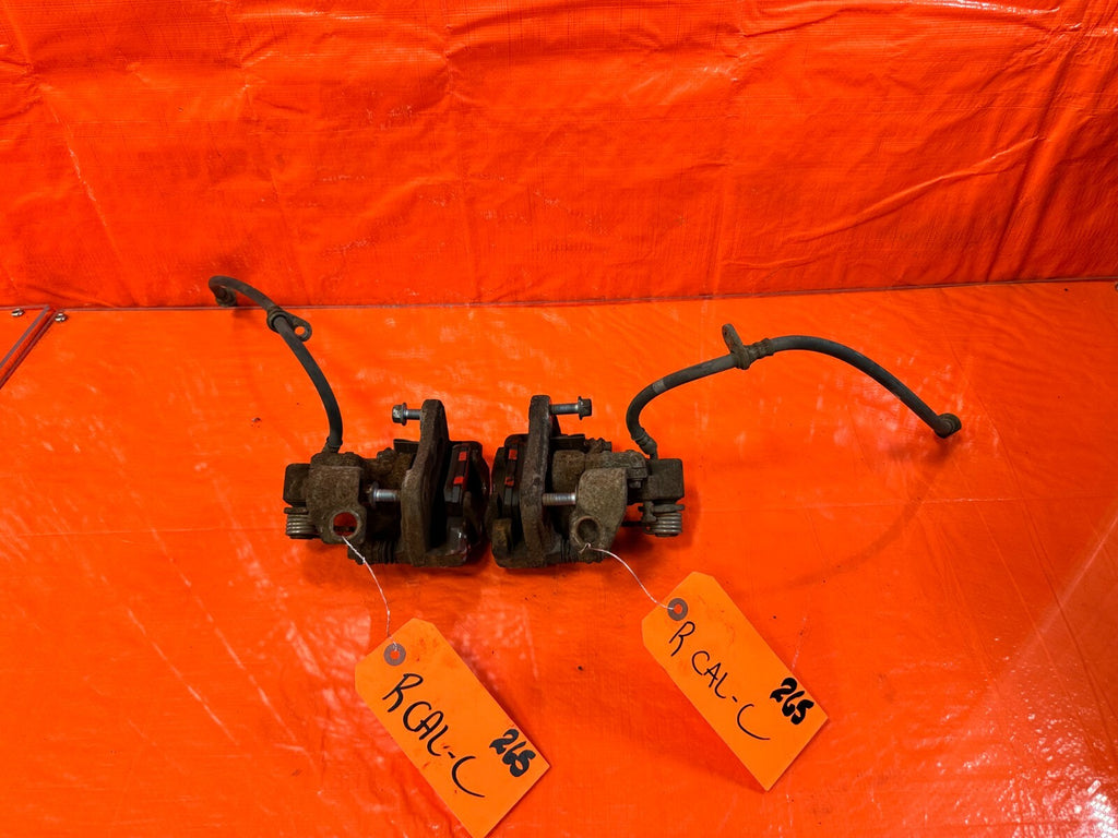 12 15 HONDA CIVIC SI   LEFT AND RIGHT REAR BRAKE CALIPERS   OEM FACTORY #26510