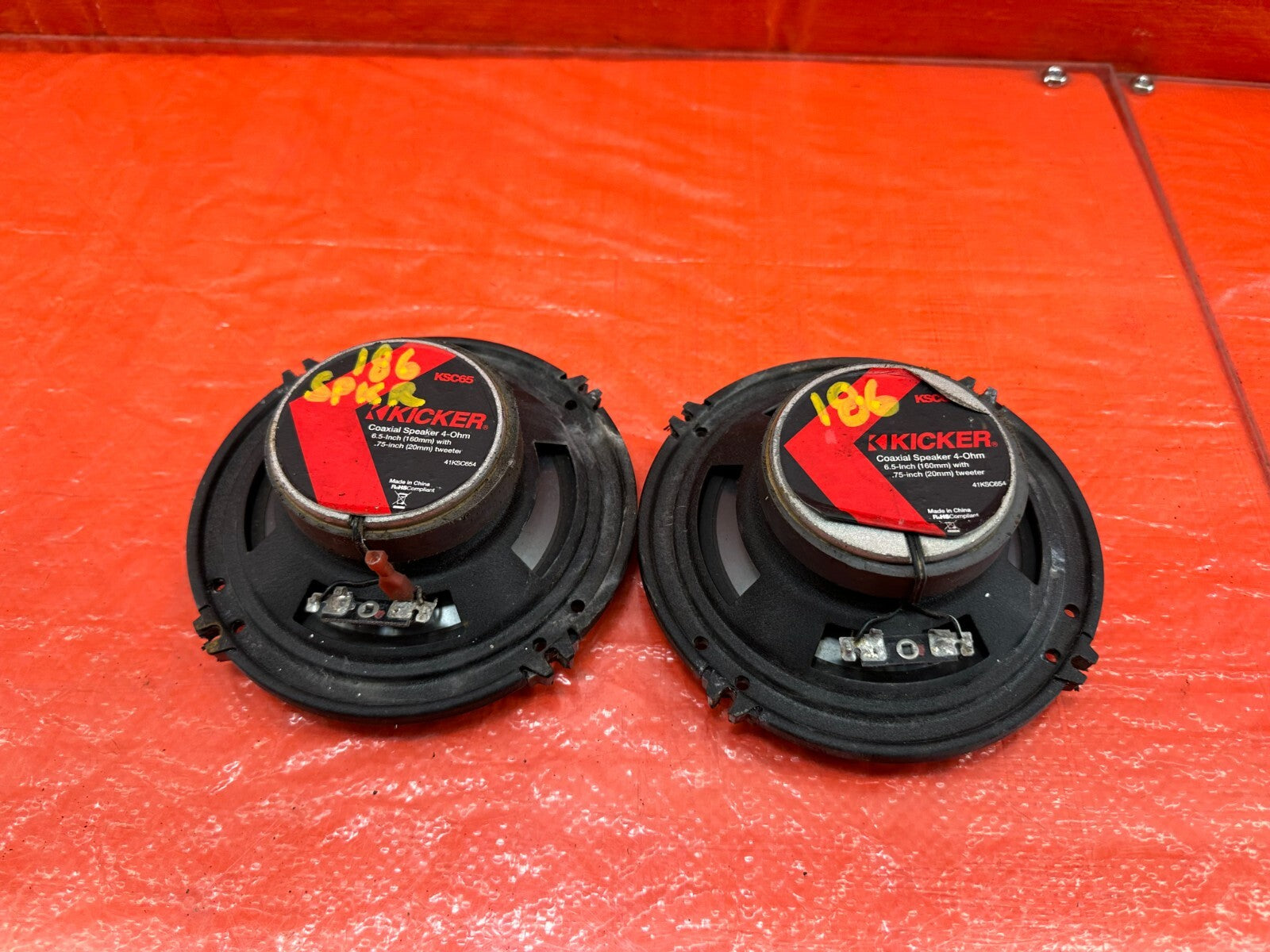 KICKER KCS65 SPEAKER   ISPEAKER PAIR SET OF TWO   USED   #1867