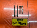 92 96 HONDA PRELUDE REAR SUSPENSION SUBFRAME CRADLE BOLTS OEM #3320