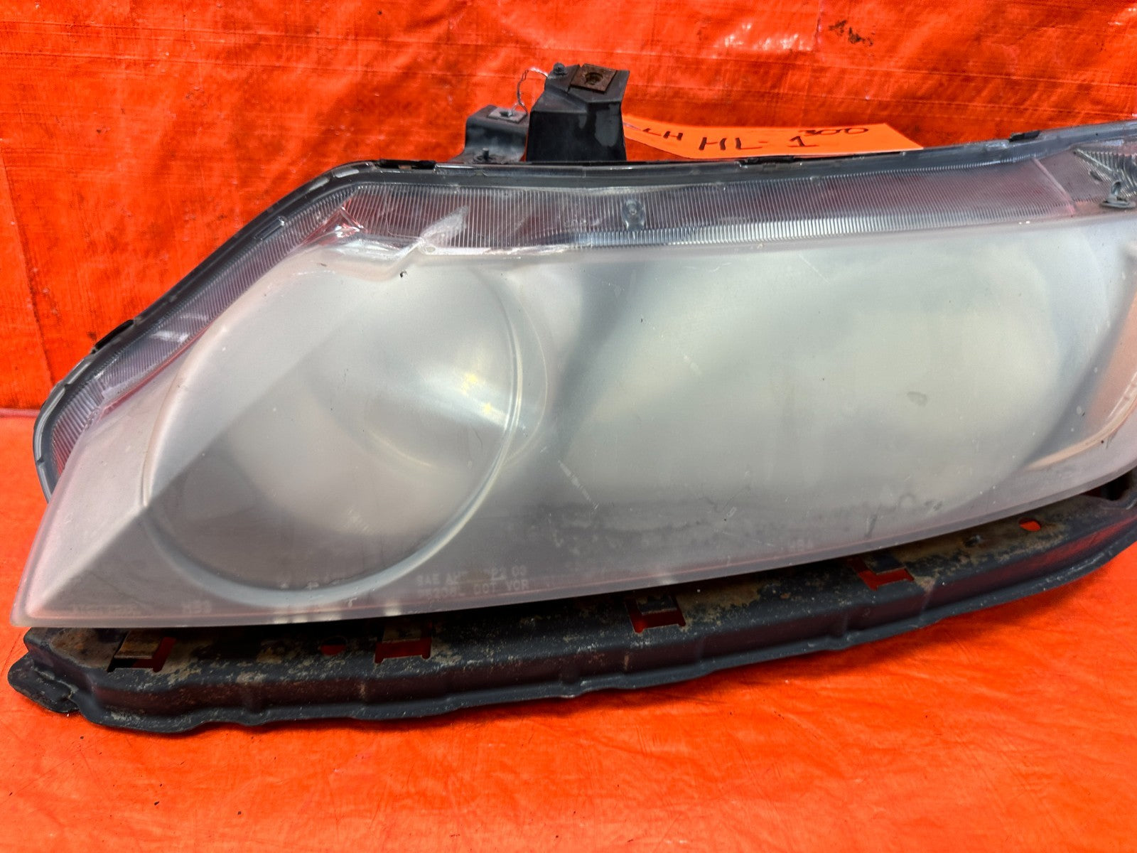 06 08 HONDA CIVIC SEDAN   LEFT HEADLIGHT HEADLAMP W/ BRACKET COMPLETE OEM #3003