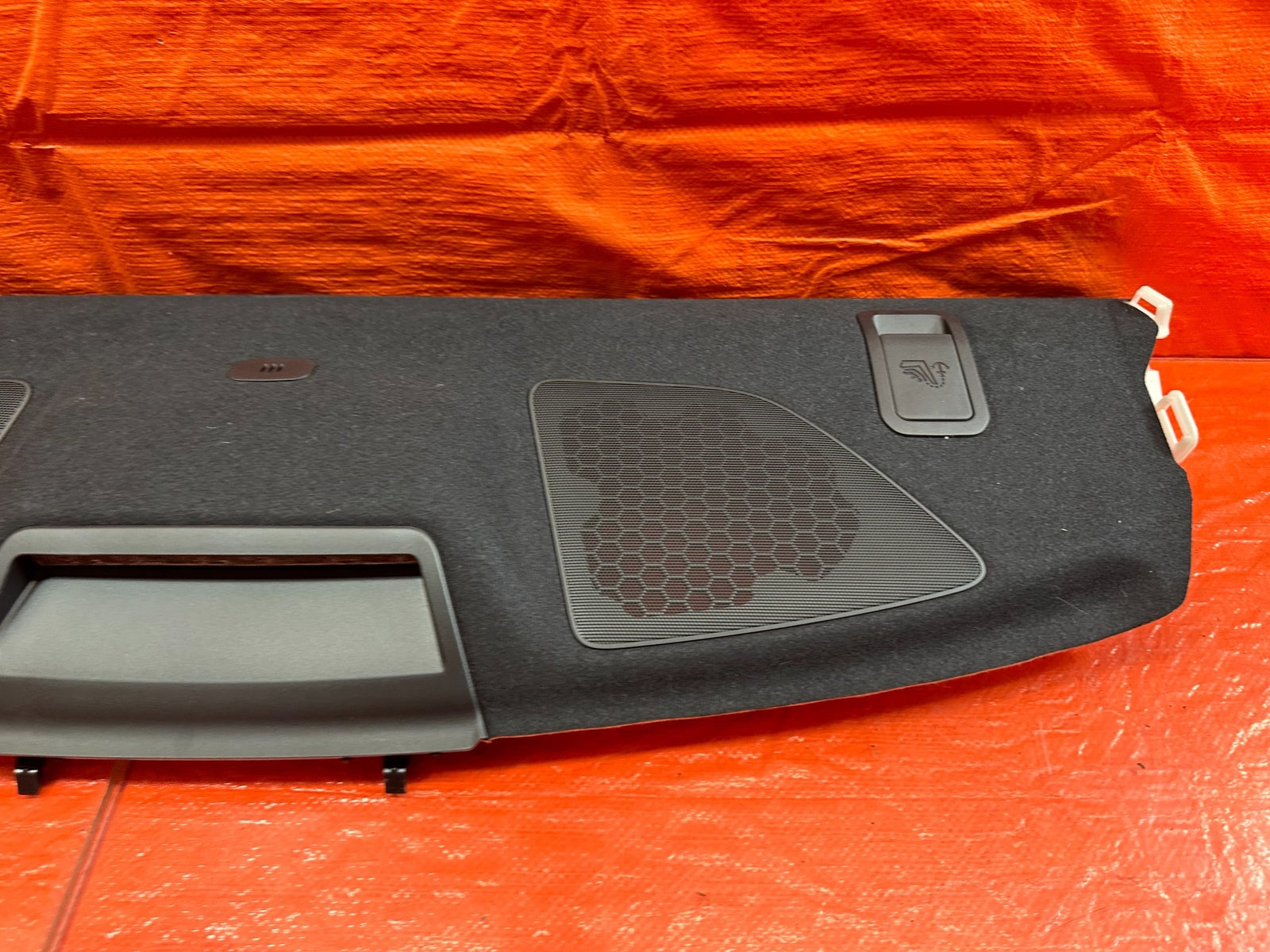 17 20 INFINITI Q60   REAR UPPER TRUNK TRIM / SPEAKER COVER   OEM FACTORY #2007