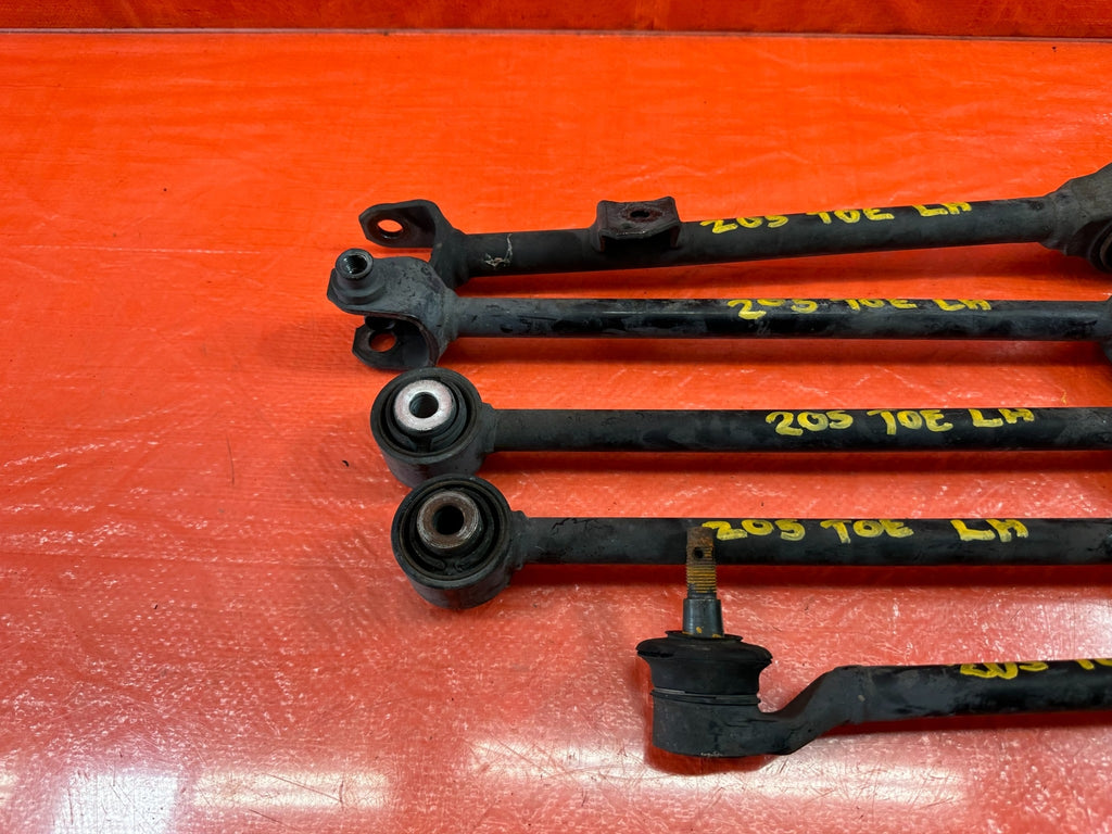 04 08 ACURA TSX   DRIVER LEFT REAR   LOWER CONTROL ARM SET OF 5   ALL ARMS #20510