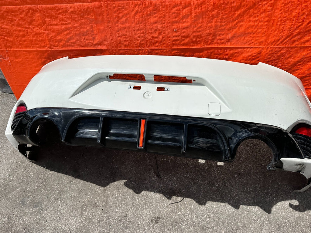 17 20 INFINITI Q60   REAR BUMPER COVER  W/ ALL INSERTS   U WILL LOOK AT PICS OEM14