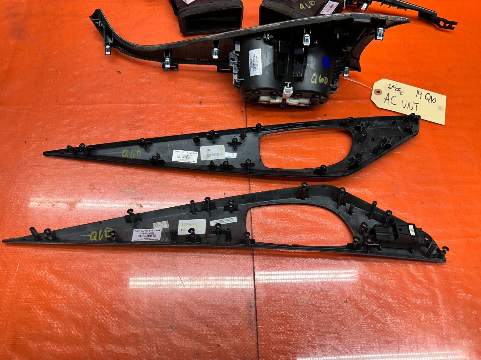 16 23 INFINITI Q60 BLUE CARBON FIBER INTERIOR TRIM DASH KIT OEM FACTORY15