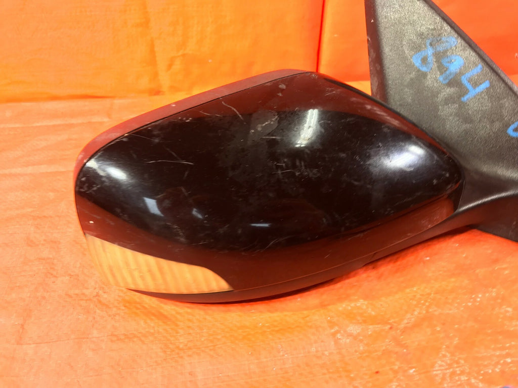OEM 2004 04 VOLVO S40 PASSENGER RIGHT SIDE VIEW MIRROR BLACK E11 015850 2