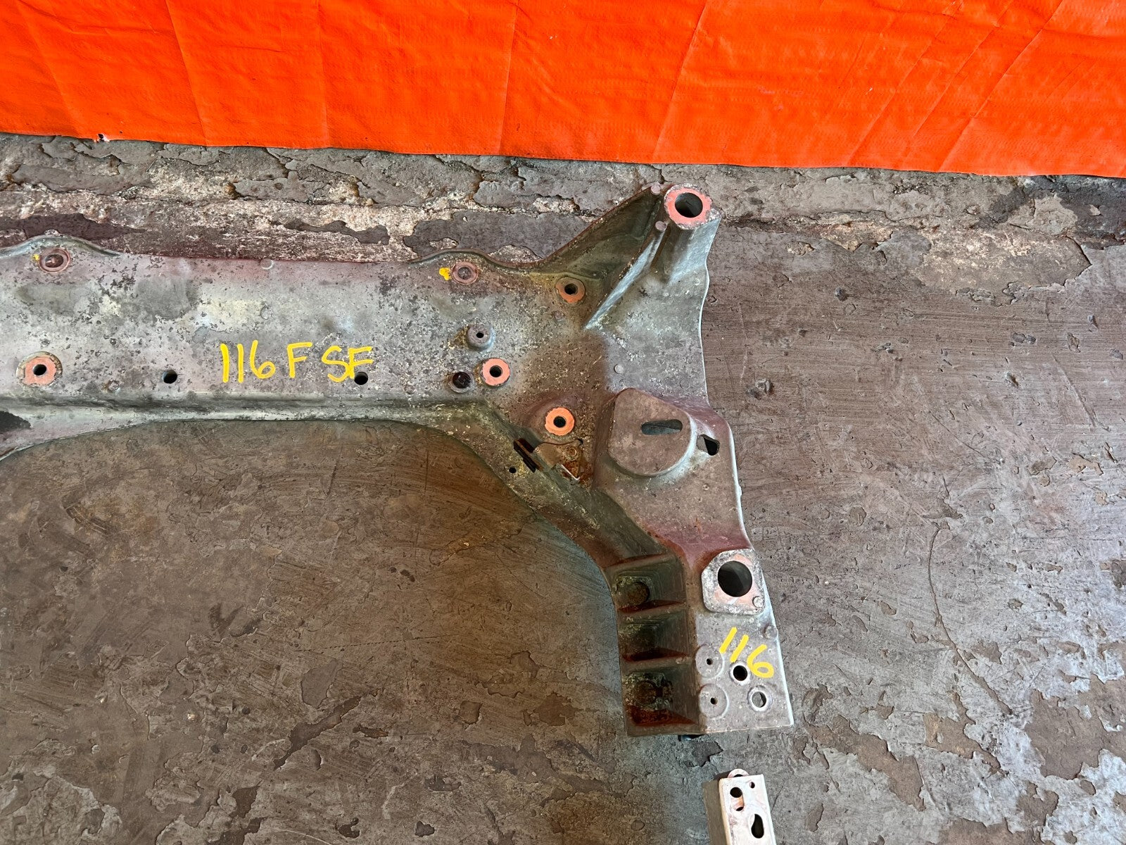 09 12 INFINITI FX50 FX35   FRONT SUBFRAME CROSSMEMBER K FRAME   OEM #1168