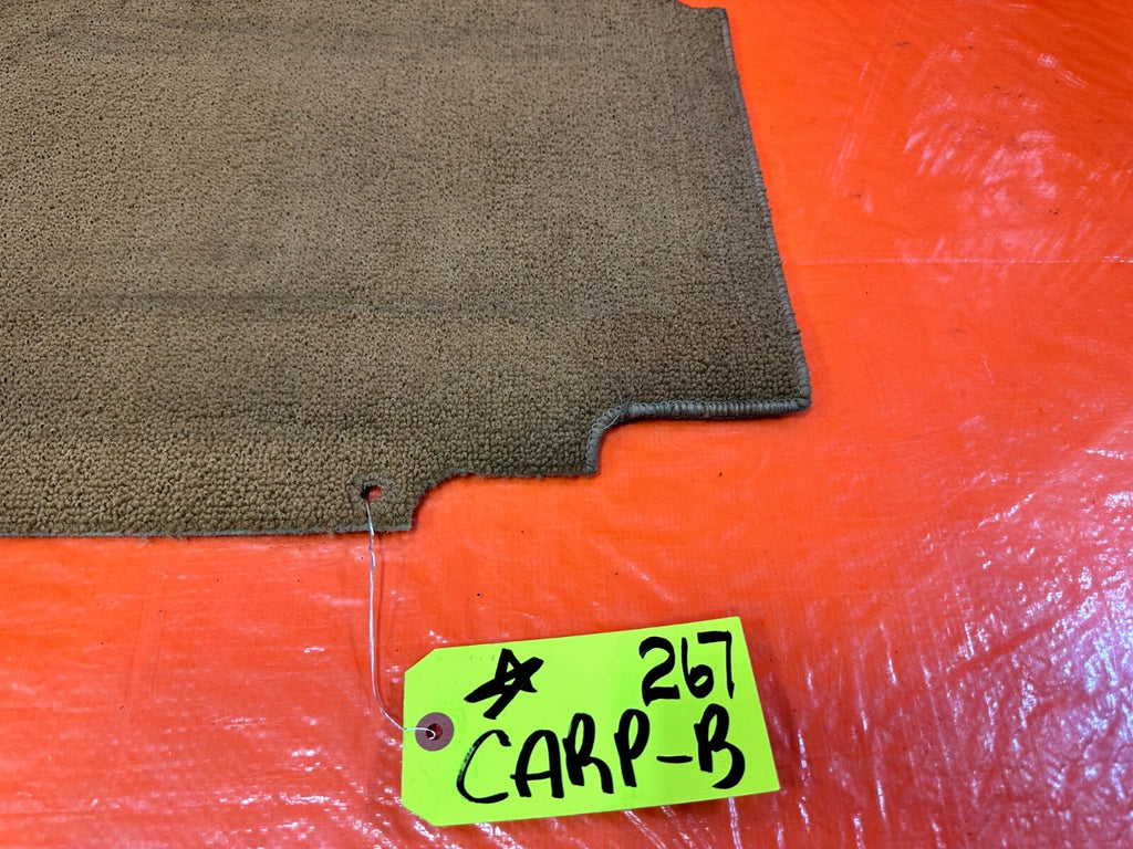 90 93 MAZDA MX 5 MIATA   REAR BULKHEAD PANEL CARPET   BROWN TAN COLOR   OEM 2675