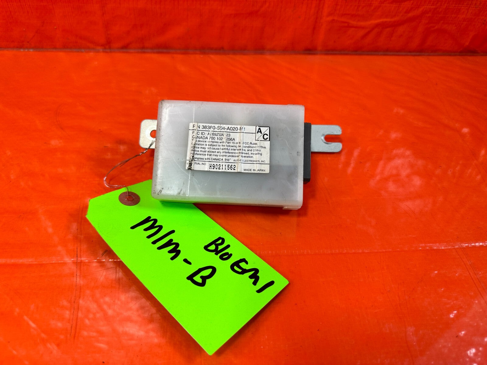 99 00 HONDA CIVIC EX & SI COUPE KEYLESS ENTRY DOOR LOCK CONTROL MODULE OEM #BLU0