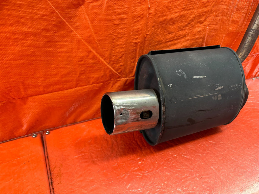 04 09 HONDA S2000   AP2 DRIVER LEFT EXHAUST PAN MUFFLER W/ OVAL TIP   OEM #22410