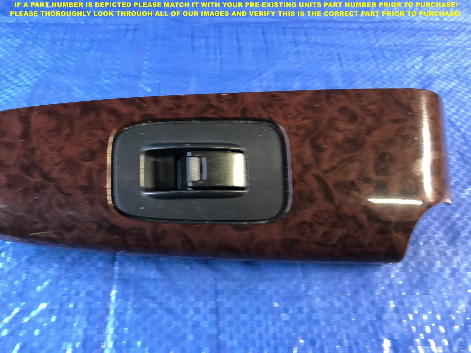 OEM 2004 2005 2006 ACURA MDX PASSENGER RIGHT FRONT WOOD GRAIN WINDOW SWITCH1