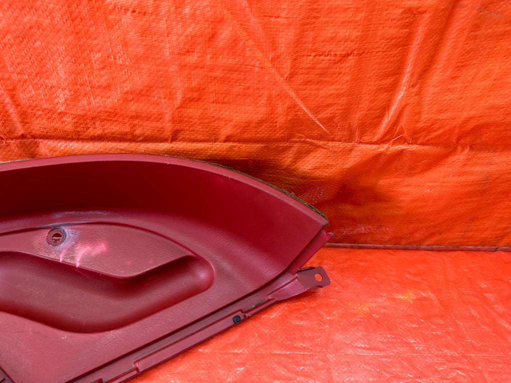 00 09 HONDA S2000   PASSENGER RIGHT SOFT TOP TRAY TRIM PLASTIC OEM FACTORY RED1