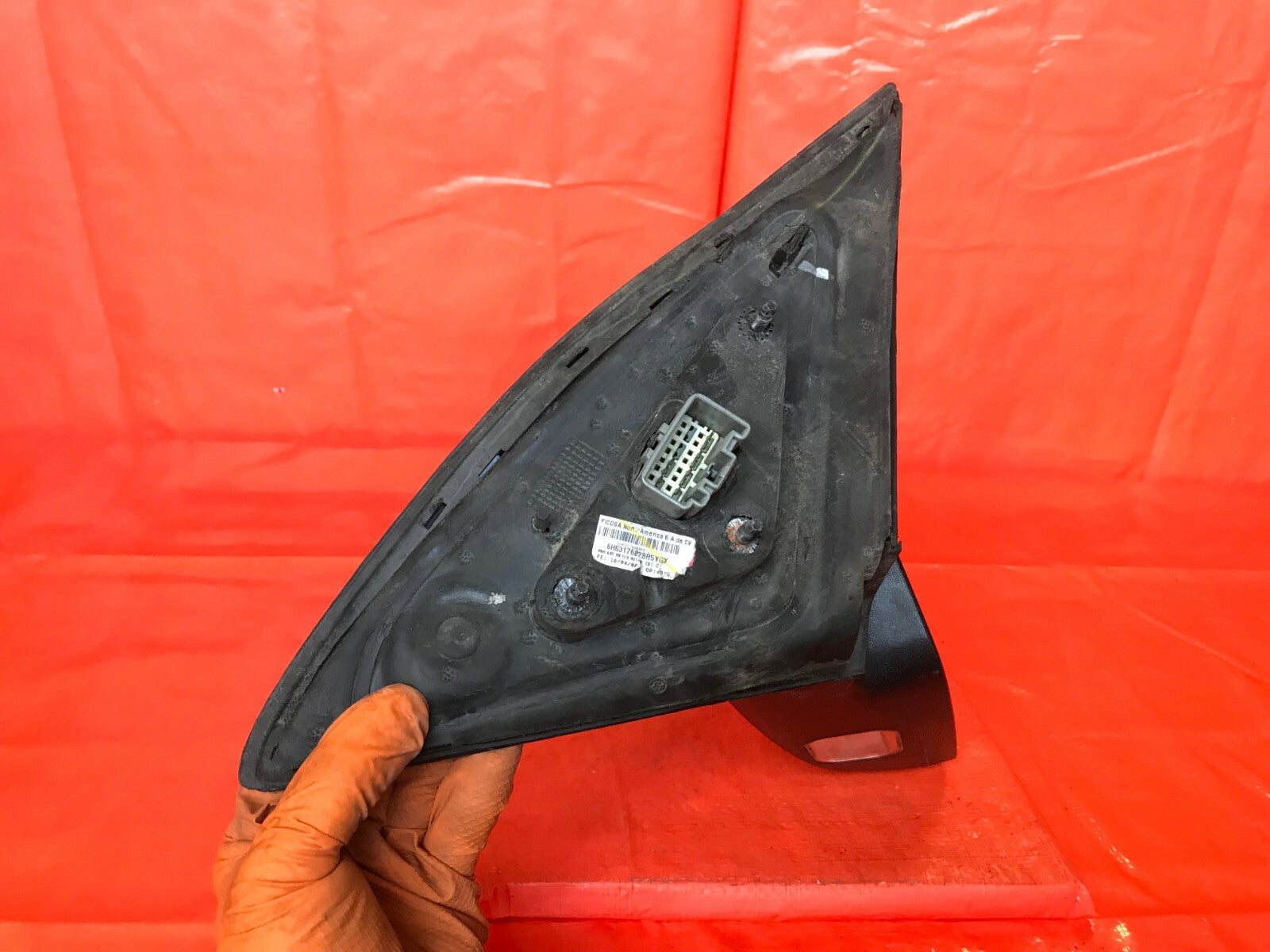 OEM 2008 2009 LINCOLN MKZ PASSENGER RIGHT SIDE VIEW MIRROR   HEATED   PUDDLE  5