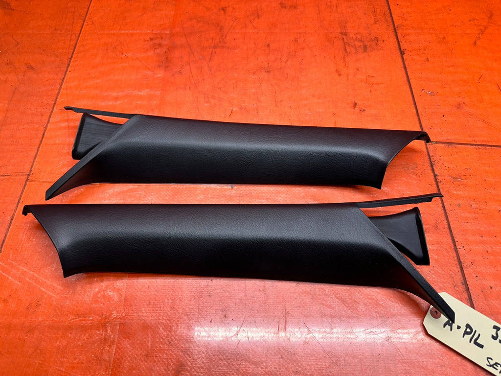 00-09 HONDA S2000 AP1 AP2 FRONT WINDSHIELD A PILLAR TRIM PAIR OEM #3378