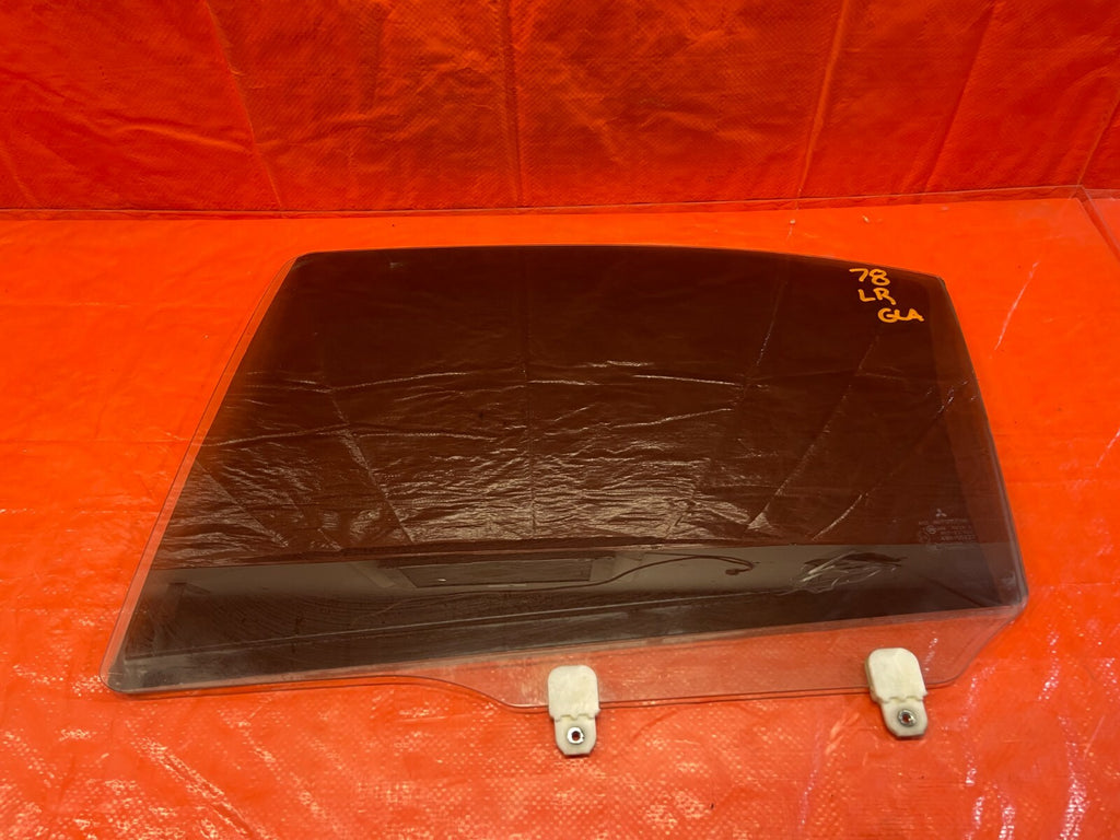 08 11 LANCER EVOLUTION X 10   WINDOW GLASS   DRIVER LEFT REAR SIDE   OEM 780