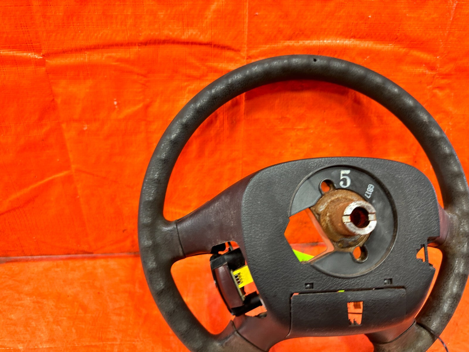 96 97 HONDA DEL SOL   STEERING WHEEL   BLACK COLOR   OEM FACTORY #29511
