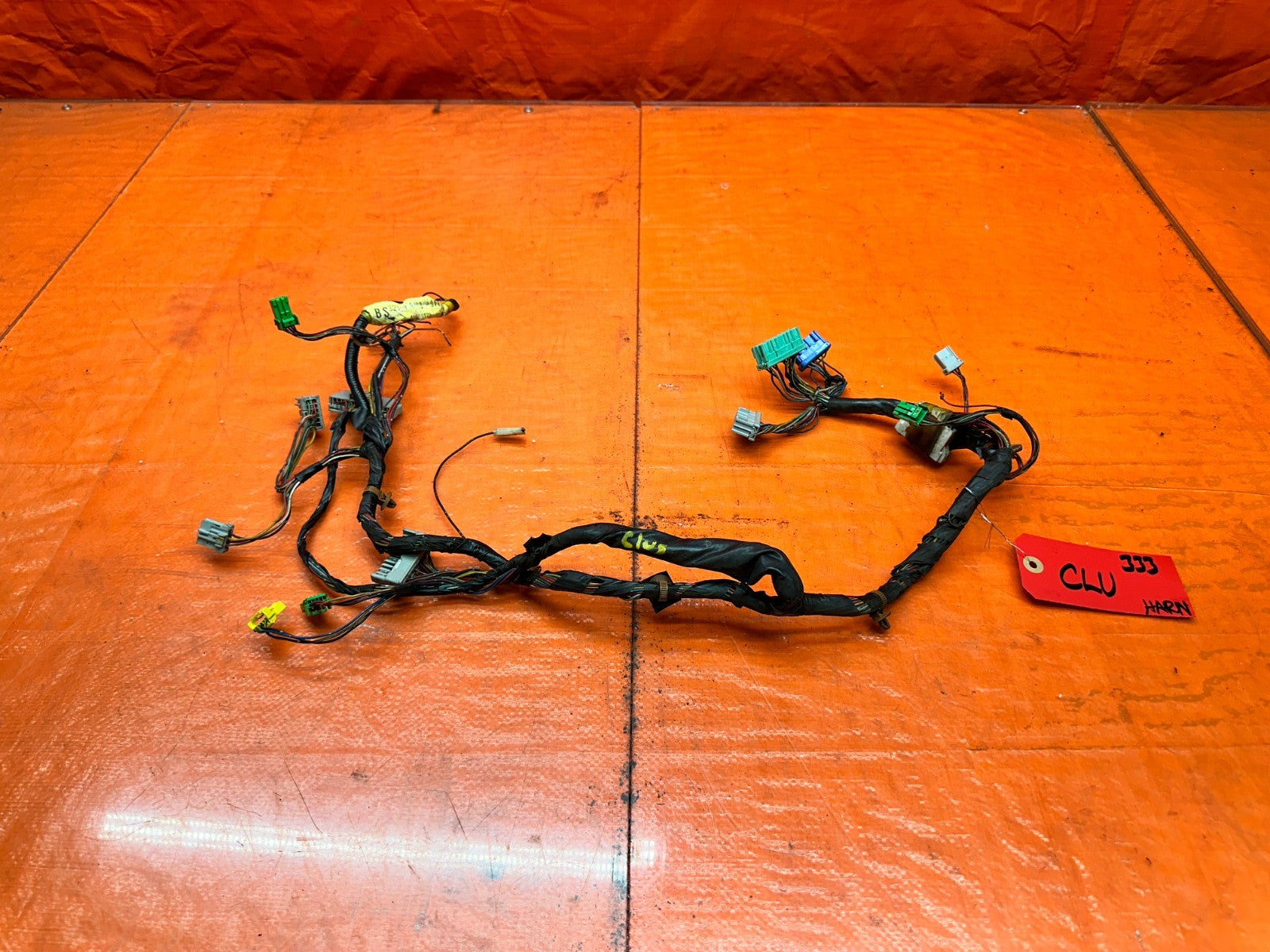 92 95 HONDA CIVIC 1.6L   5 SPEED MANUAL GAUGE CLUSTER WIRE HARNESS   OEM #3330
