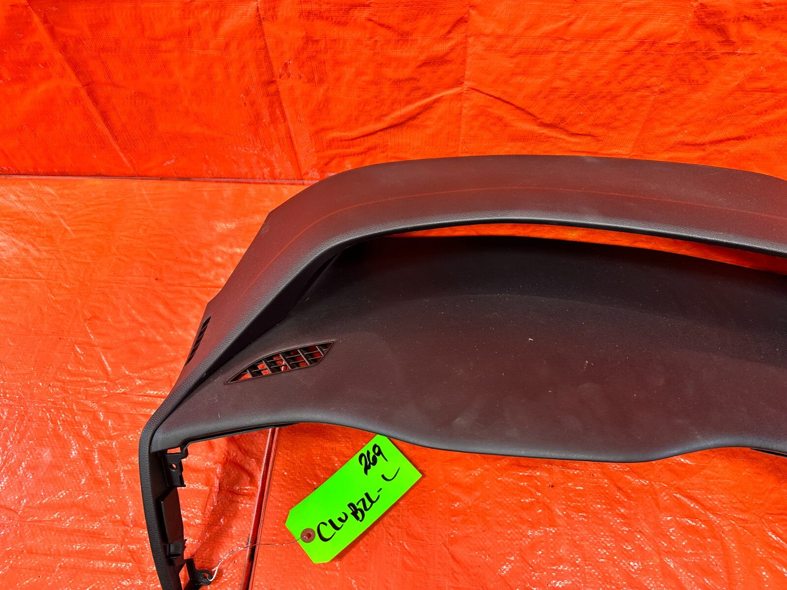 13 15 HONDA CIVIC INSTRUMENT GAUGE CLUSTER SPEEDOMETER TRIM BEZEL PLASTIC OEM 697