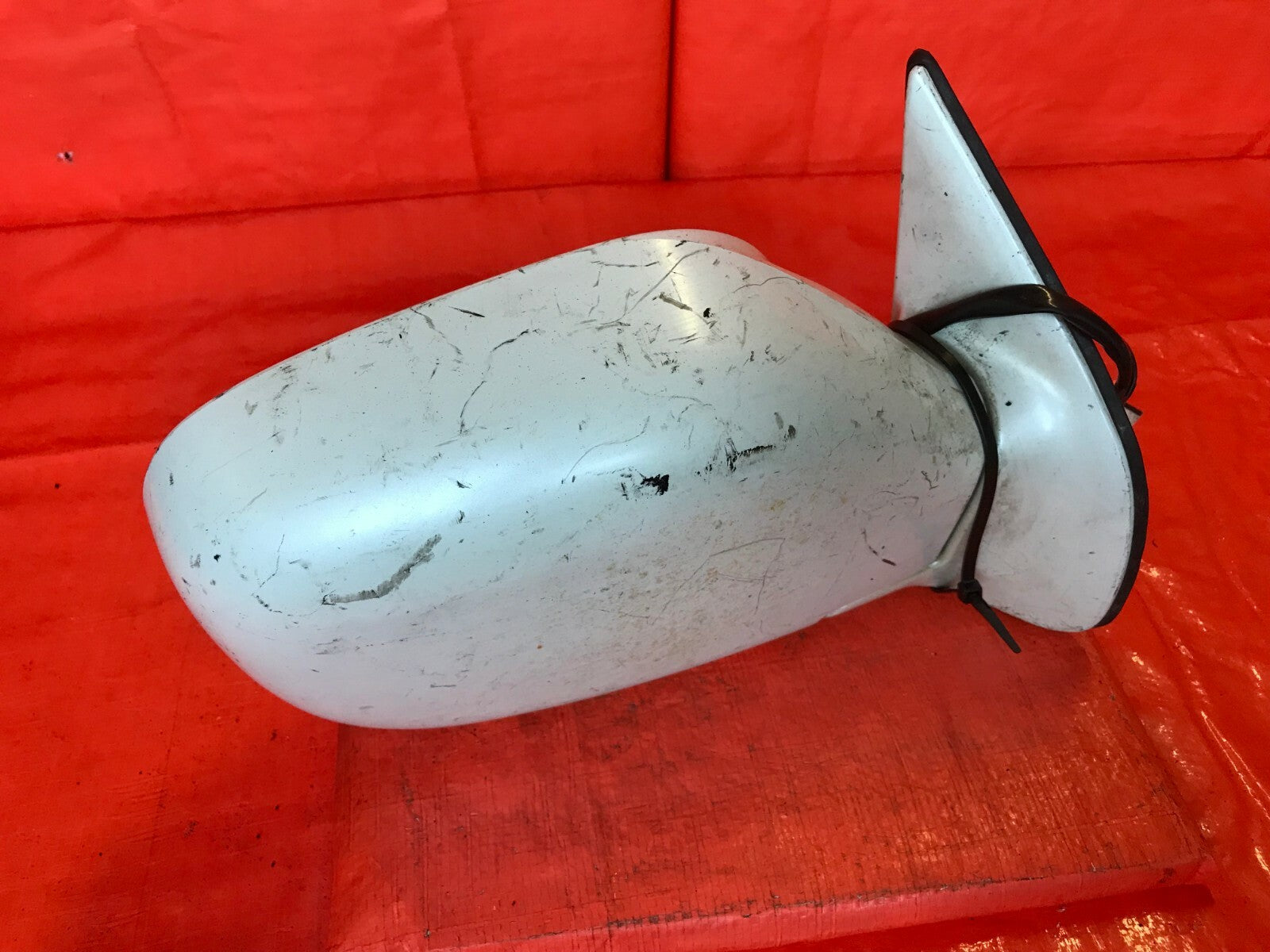 OEM 2003 2004 NISSAN PATHFINDER PASSENGER RIGHT SIDE VIEW MIRROR   WHITE 5 WIRE4