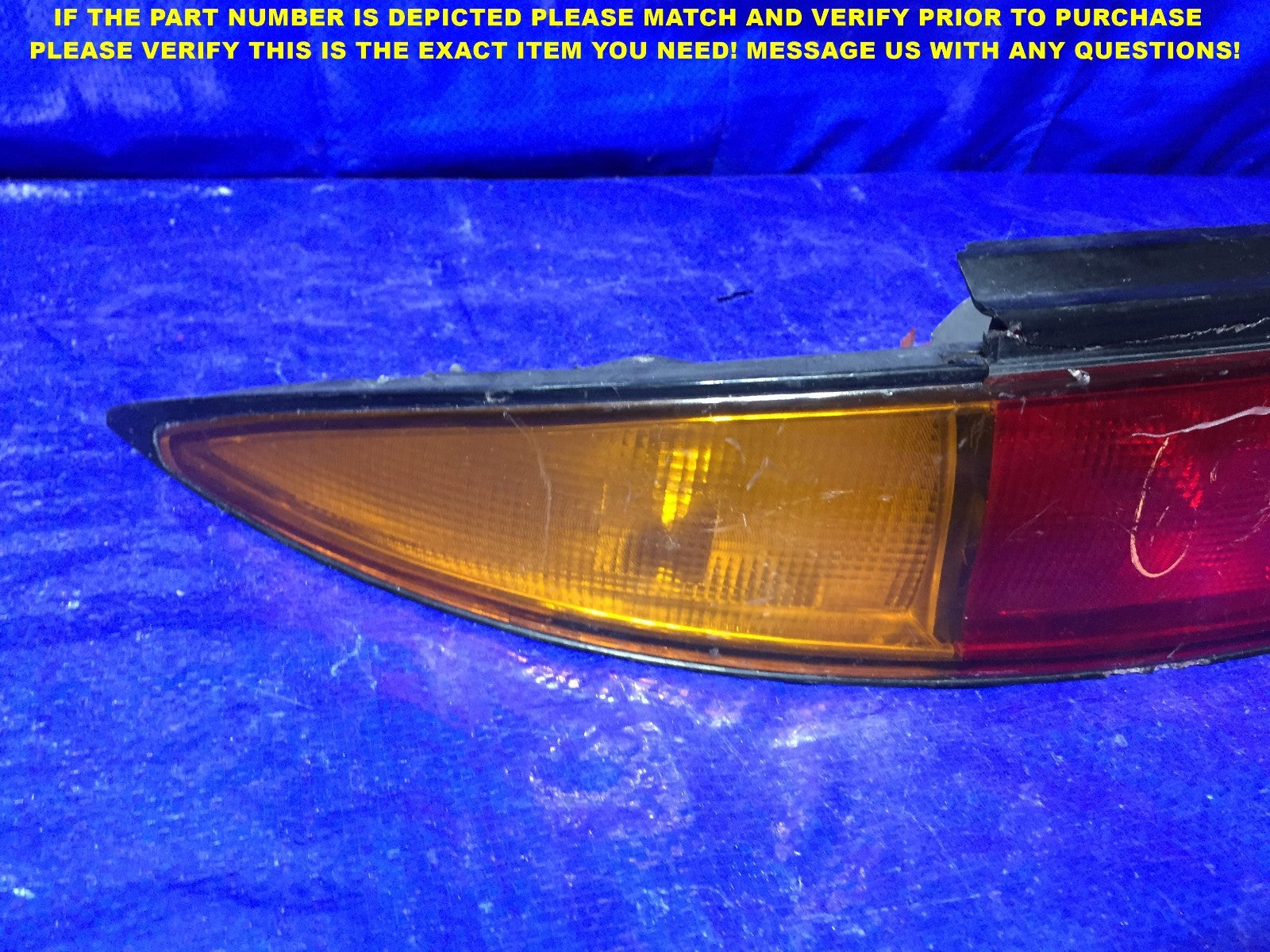 OEM 1993 1994 INFINITI J30 DRIVER LEFT TAIL LIGHT HAS DAMAGE 33 120225