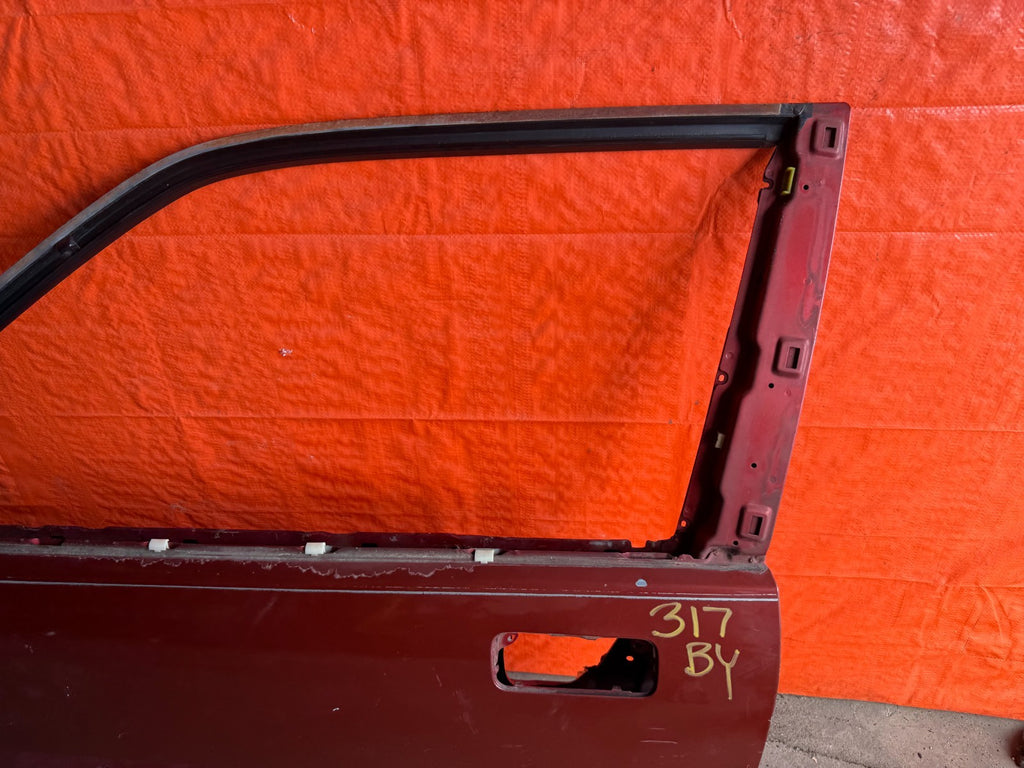 90 91 HONDA CIVIC HATCHBACK   DRIVER LEFT DOOR SHELL SKELETON FRAME   OEM 3173