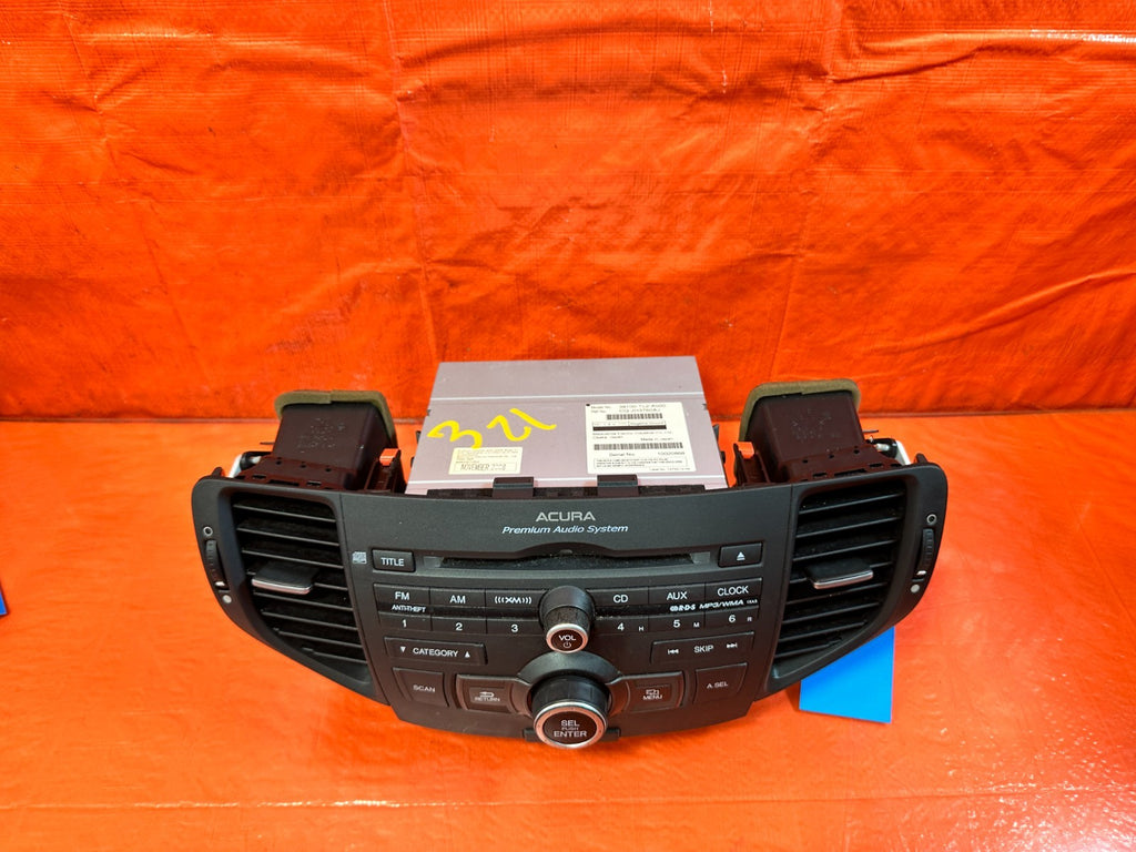 09 10 ACURA TSX PREMIUM AUDO SYSTEM RADIO STEREO CD PLAYER   39100 TL2 A000 3216