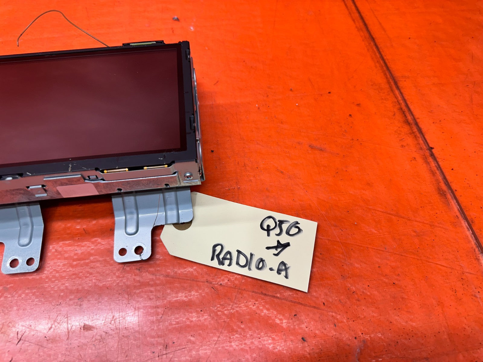 14-19 INFINITI Q50 4D LOWER RADIO INFO DISPLAY SCREEN UNIT 28387 4HB7E OEM #Q504