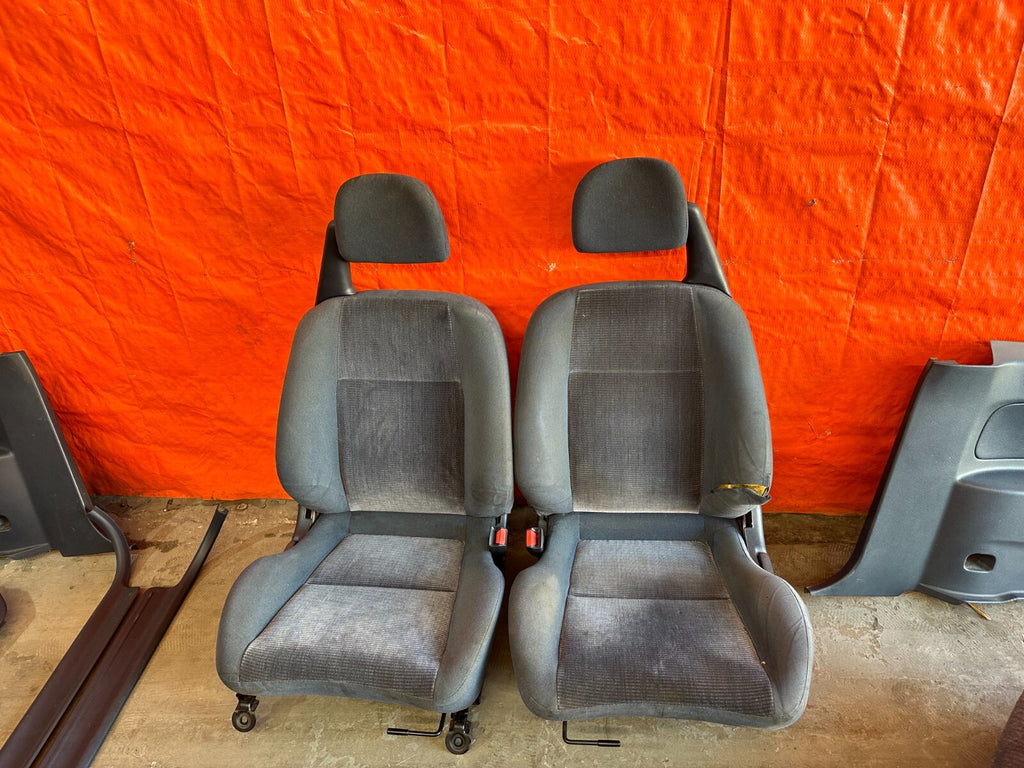 92 95 HONDA CIVIC HATCHBACK EG BLUE INTERIOR CONVERSION SEATS DOOR PANELS DASH5