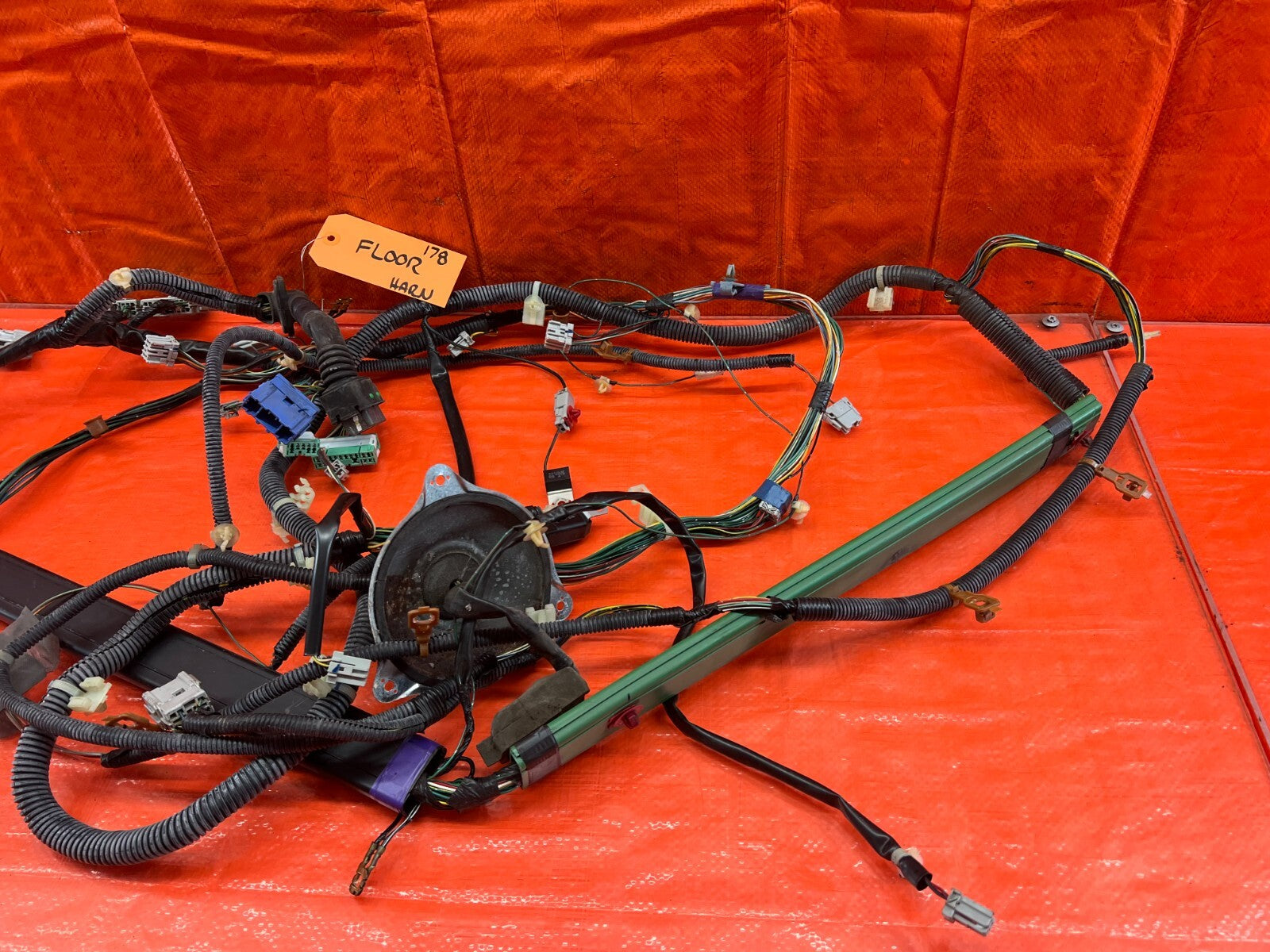 98 01 ACURA INTEGRA   2D ONLY   REAR INTERIOR FLOOR WIRING WIRE HARNESS OEM #1785