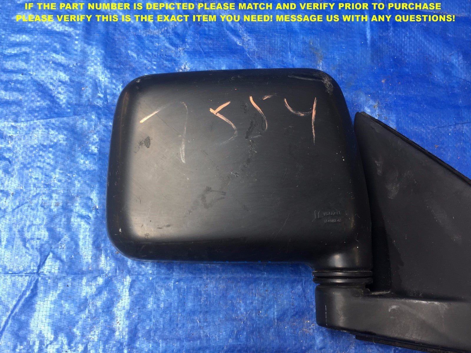 OEM 1994 1995 1996 1997 HONDA PASSPORT PASSENGER RIGHT SIDE VIEW MIRROR 41