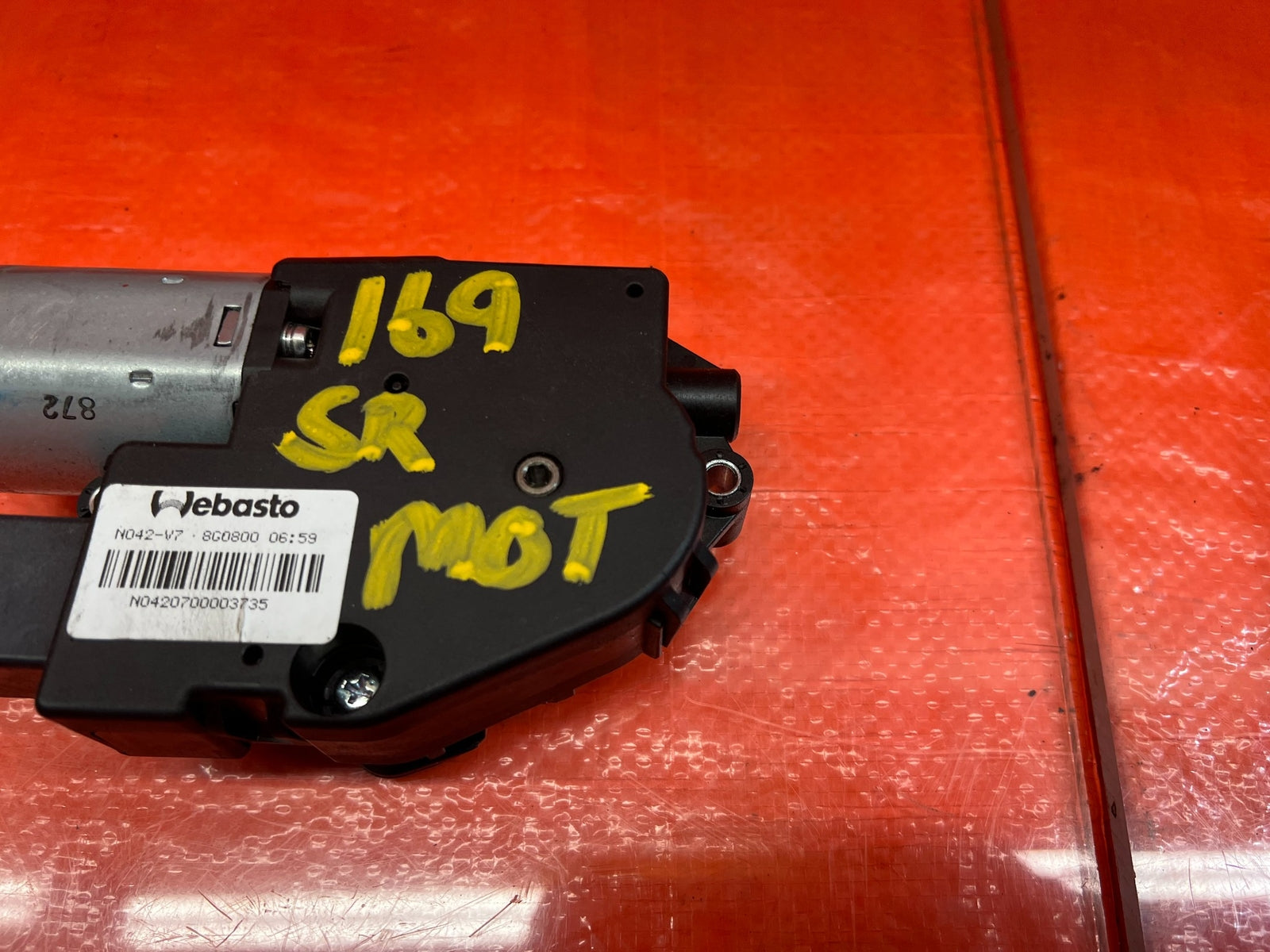 08 15 INFINITI G37 2D COUPE   SUNROOF MOONROOF SLIDING ROOF   MOTOR   OEM #1694