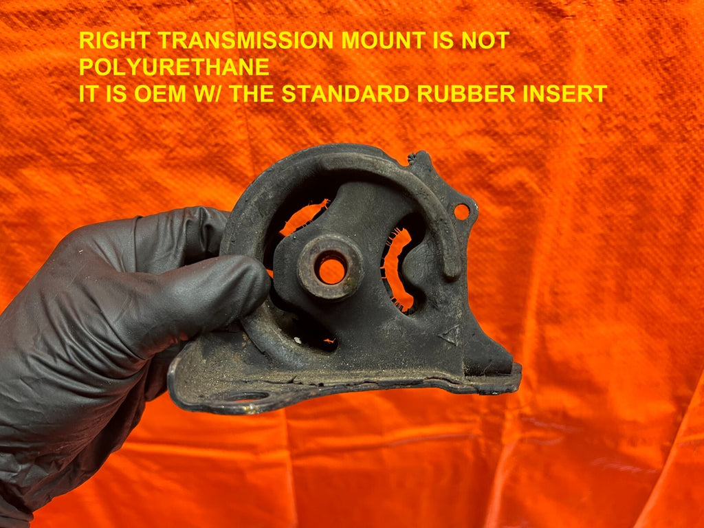 96 00 HONDA CIVIC SI   B16A2   MOTOR MOUNTS   LEFT RIGHT CENTER   MANUAL OEM 15212