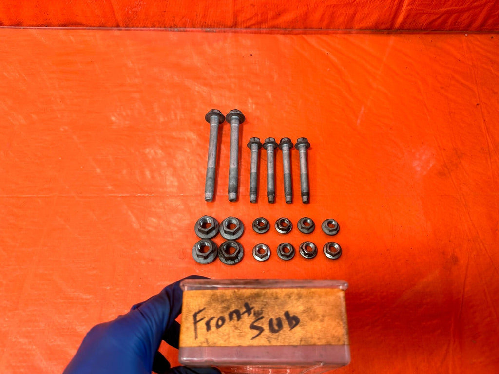 17 20 INFINITI Q60   FRONT SUBFRAME CROSSMEMBER K FRAME BOLTS   OEM #2894