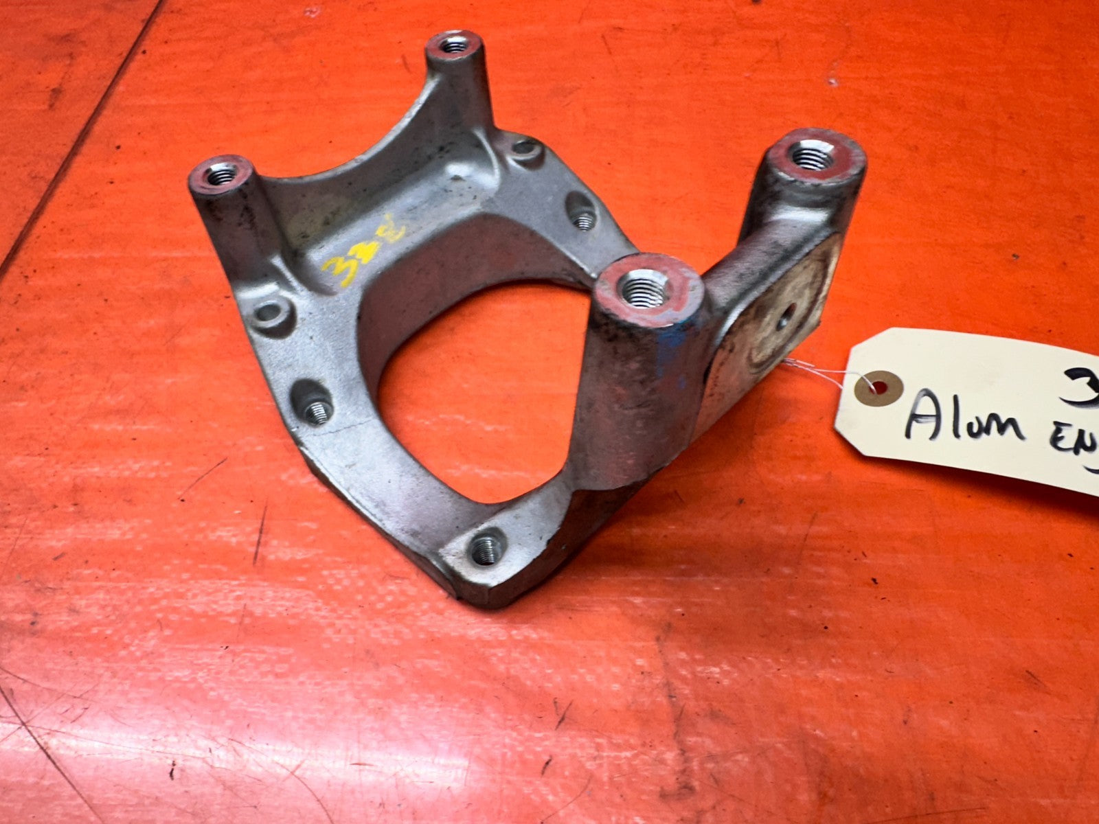 04-05 ACURA TSX 2.4L K24A2 ALUMINUM ENGINE MOTOR MOUNT BRACKET OEM #338-16