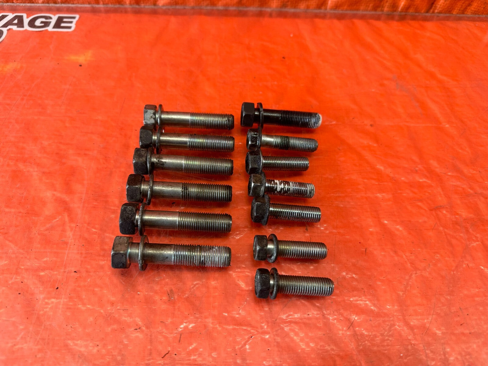07 09 LEXUS ES350   TRANSMISSION BELL HOUSING BOLTS HARDWARE   OEM FACTORY #2440