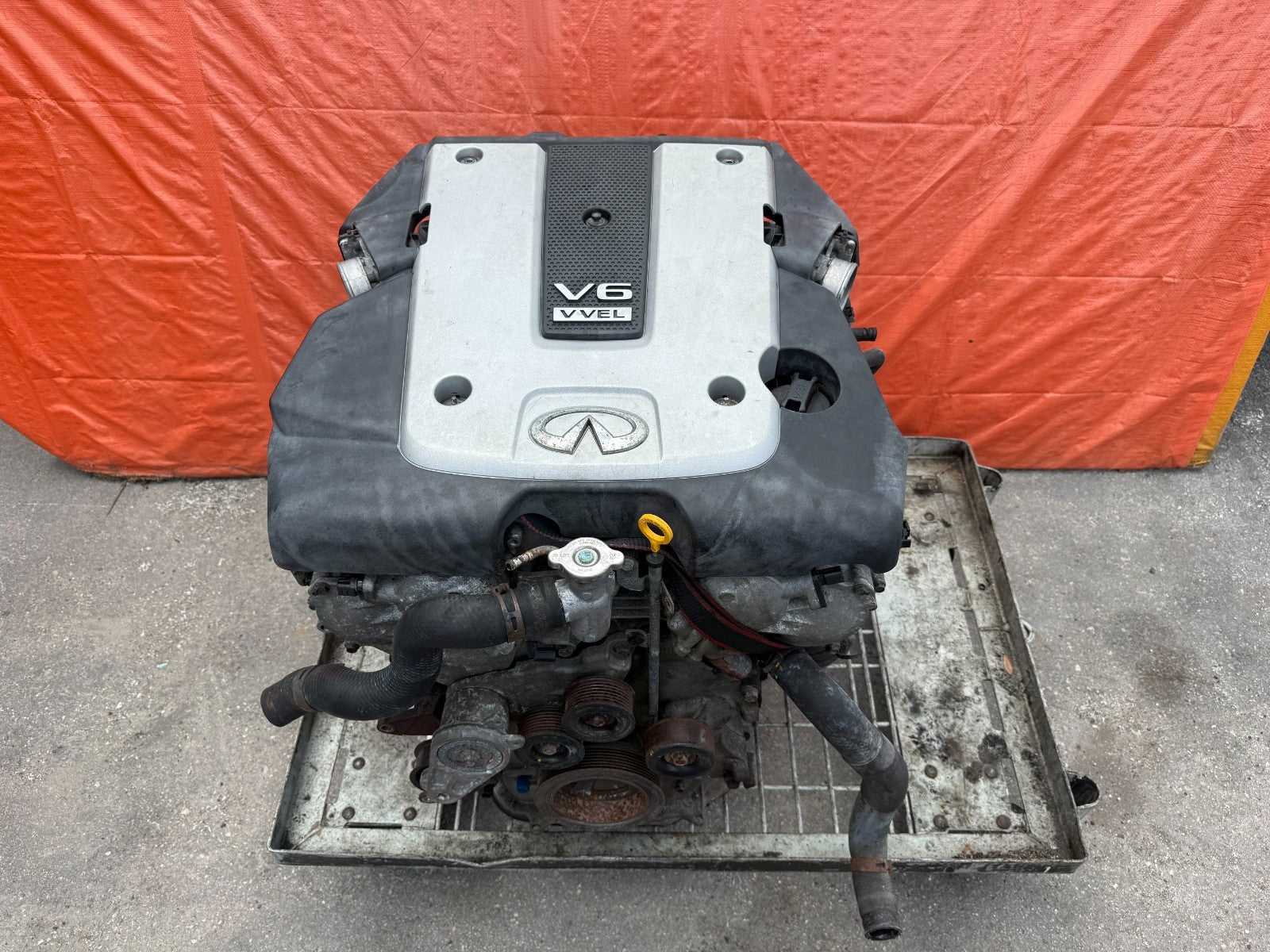 09-13 INFINITI G37 & MORE MODELS - VQ37VHR RWD ENGINE MOTOR LONG BLOCK - 76K MLS1